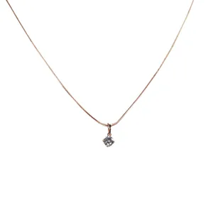 گردنبند زنانه ژوپینگ مدل نگین جواهری کد 104002528