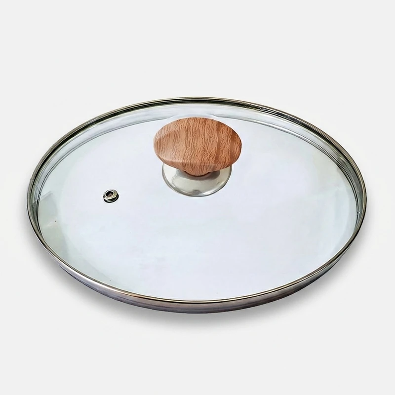 درب قابلمه و تابه طرح چوب سایز 26