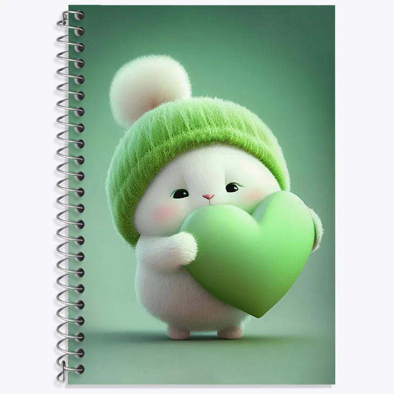 دفتر لغت 50 برگ خندالو طرح خرگوش کیوت کد N4076