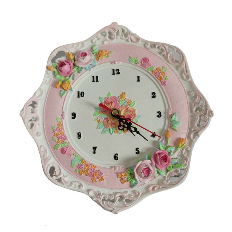 ساعت دیواری مدل شش ضلعی کد 118