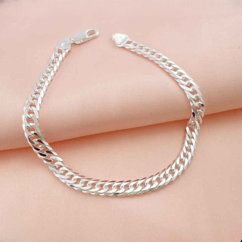 دستبند نقره مردانه مدل roz9 ایتالیا دستبند نقره مردانه مدل roz9 ایتالیا