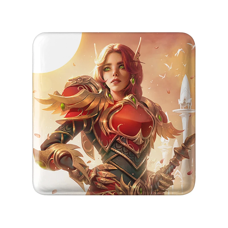 مگنت خندالو طرح بازی دنیای وارکرفت (World of Warcraft) مدل مربعی کد 31842