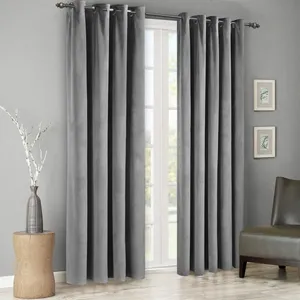 پرده تیکو دکو مدل مخمل مات هانزو سایز 140x280 سانتی متر