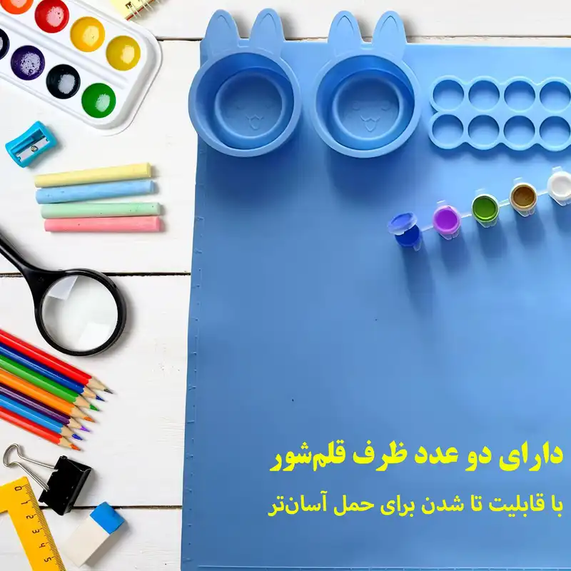 پالت رنگ مدل سیلیکونی چند منظوره طرح خرگوشی