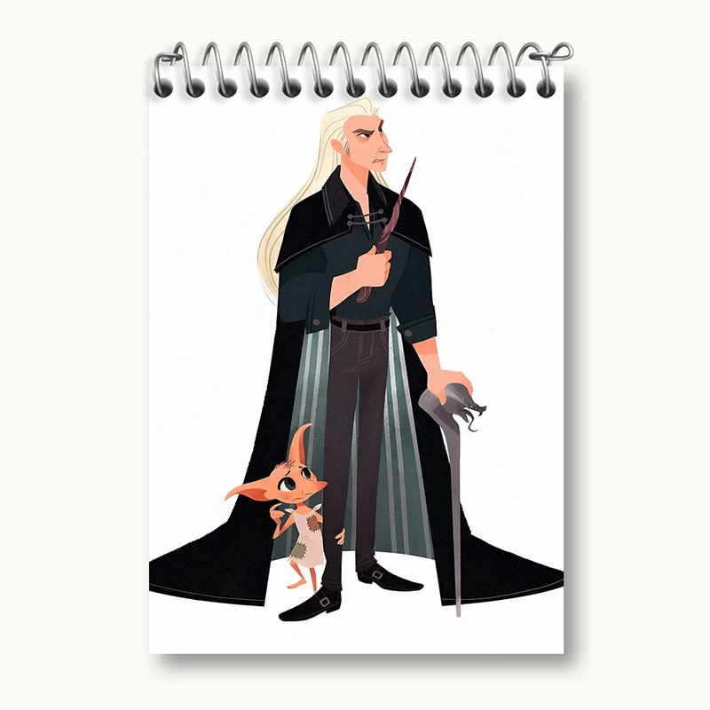 دفتر یادداشت 50 برگ خندالو طرح لوسیوس هری پاتر (Harry Potter) کد N2457