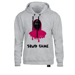 هودی مردانه مدل SHZ104 رنگ طوسی