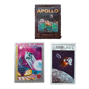 تمبر یادگاری مدل فضایی کد bc-1429 مجموعه 3 عددی