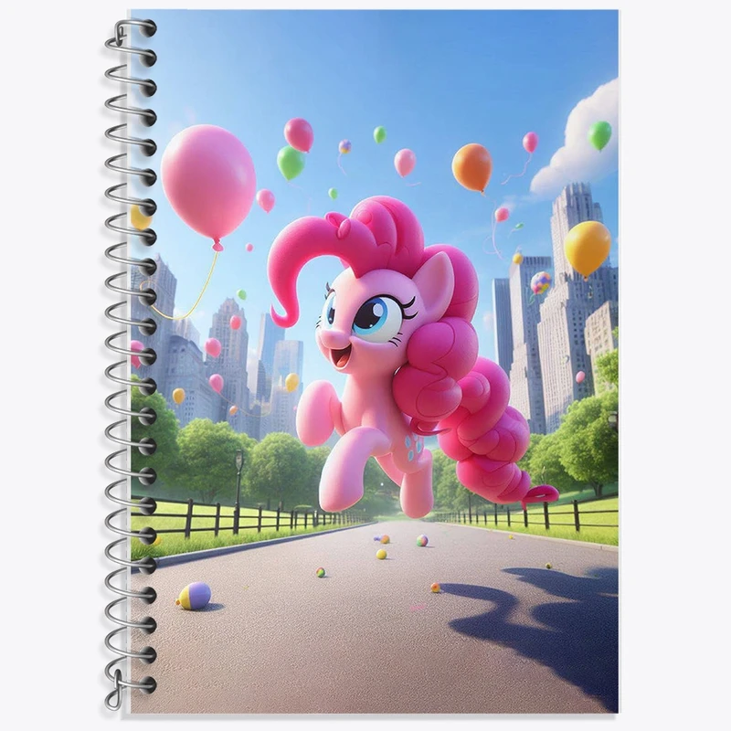 دفتر زبان 50 برگ خندالو مدل سه خط طرح یونیکورن کد F2756