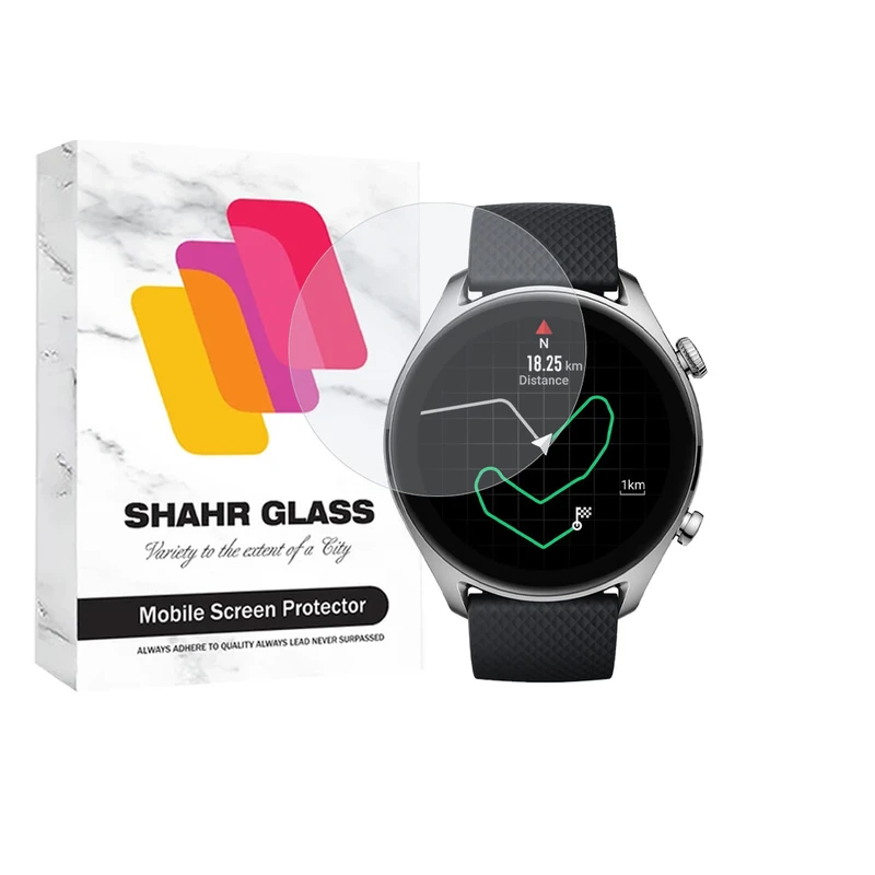 محافظ صفحه نمایش شهر گلس مدل SMPWATCHS مناسب برای ساعت هوشمند امیزفیت GTR 42mm