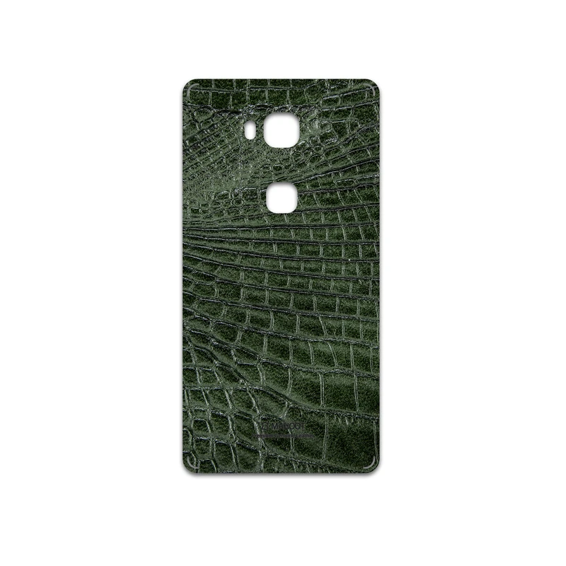 برچسب پوششی ماهوت مدل Green-Crocodile-Leather مناسب برای گوشی موبایل آنر 5X