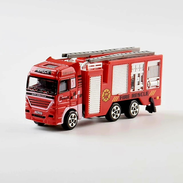 ماکت ماشین مدل کامیون امداد و نجات آتش نشانی