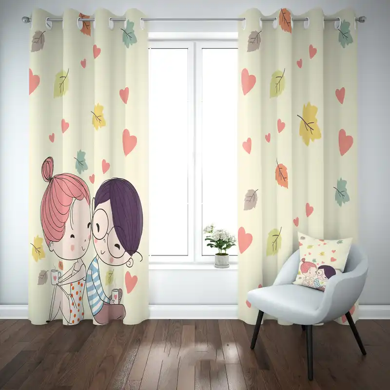 پرده مدل b1341 سایز 140×280 سانتی متر