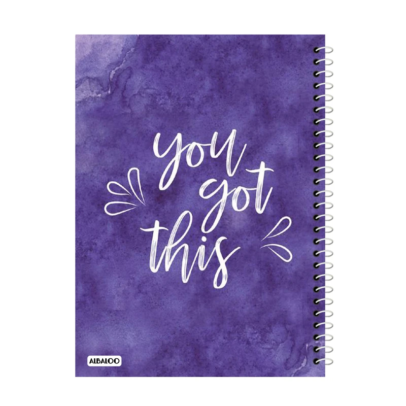 دفتر لغت 50 برگ آلبالو مدل انگیزشی کد 4003