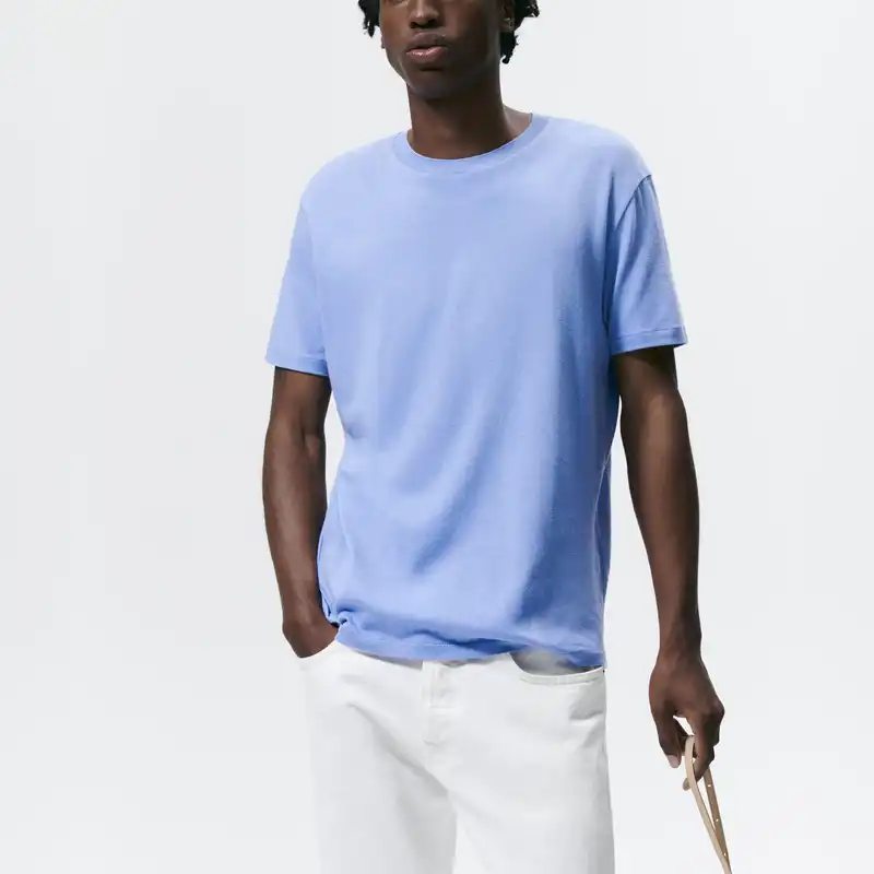 تی شرت آستین کوتاه مردانه مدل LA31-400