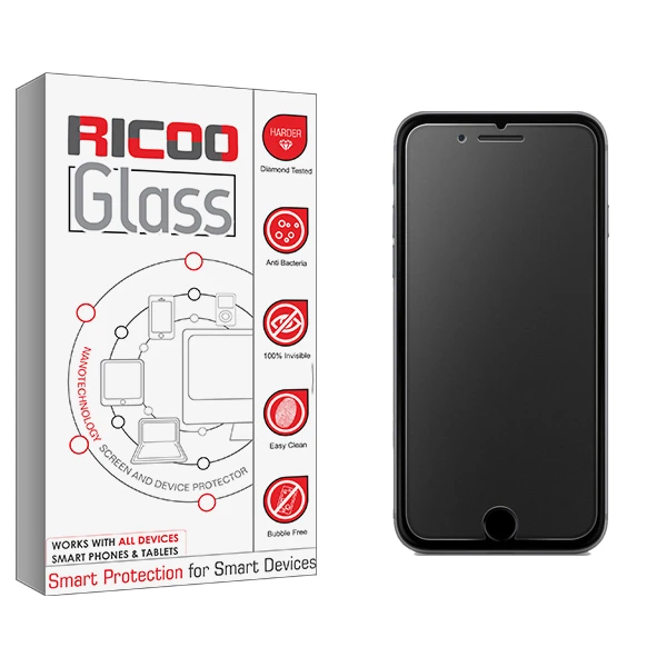 محافظ صفحه نمایش شیشه ای ریکو مدل Ricoo Glass مناسب برای گوشی موبایل اپل iPhone Se 2022