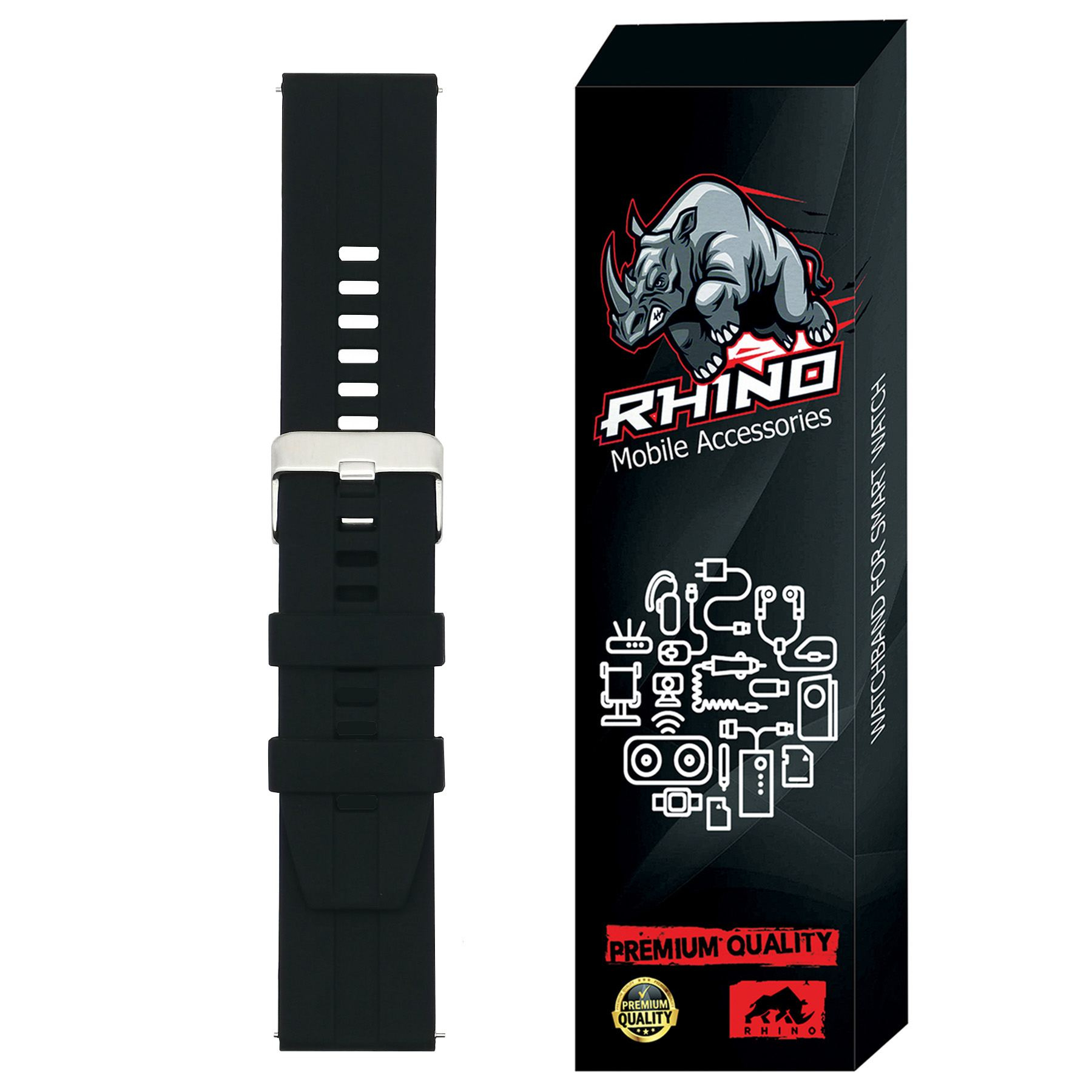 بند راینو مدل Loop Arm مناسب برای ساعت هوشمند امیزفیت GTR 47mm / GTR 2e / GTR 2