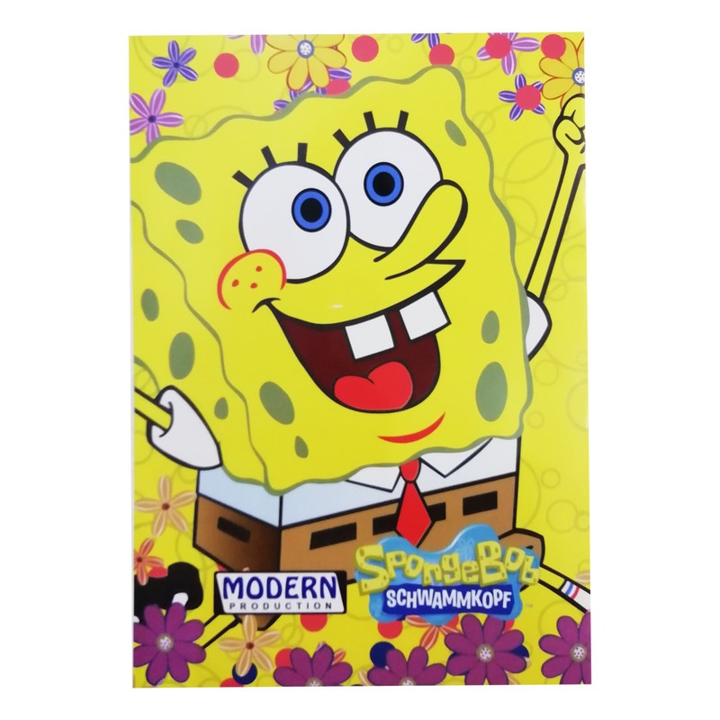 دفتر شطرنجی 40 برگ مدرن طرح باب اسفنجی کد 256