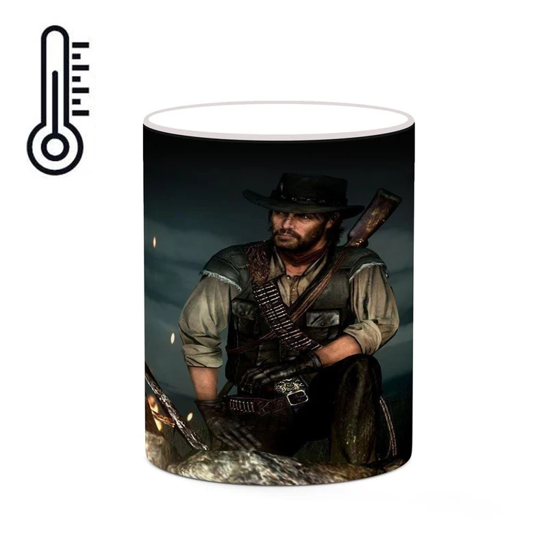 ماگ حرارتی کاکتی مدل بازی رد دد Red Dead Redemption کد mgh30098