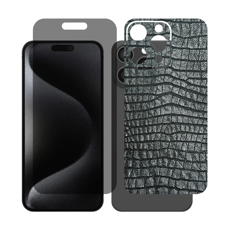 محافظ صفحه نمایش حریم شخصی گلس مدل Together مناسب برای گوشی موبایل اپل iPhone 15 Pro Max به همراه برچسب پوششی