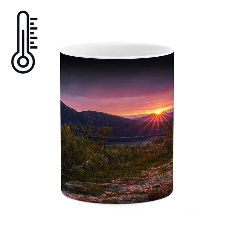 ماگ حرارتی کاکتی مدل منظره کد mgh16379