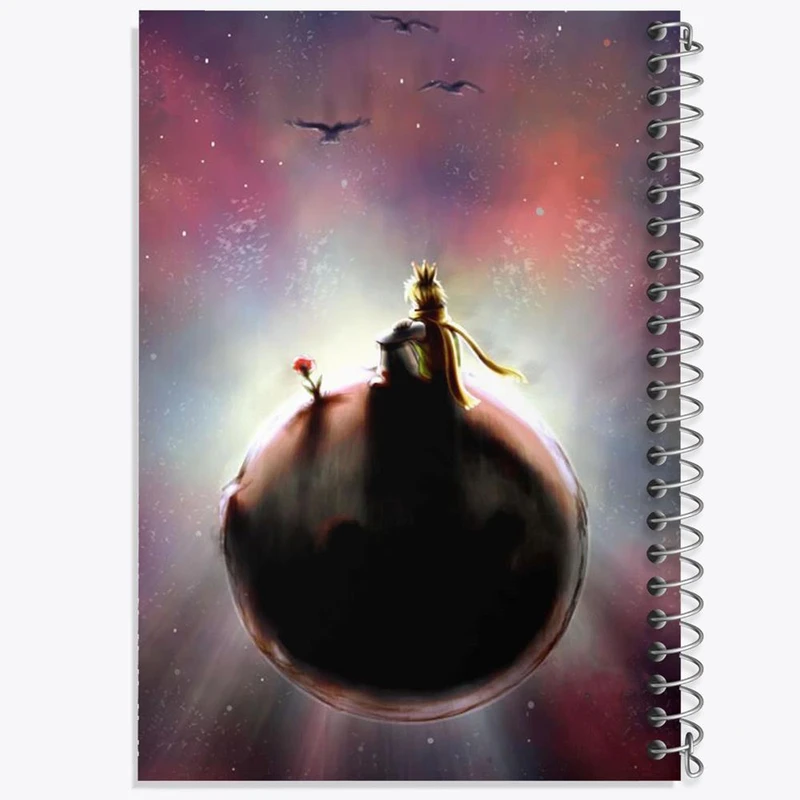 دفتر شطرنجی 50 برگ خندالو طرح شازده کوچولو کد 25788