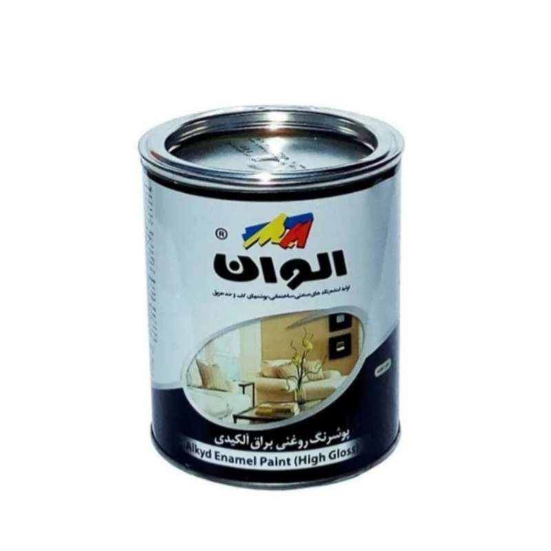 رنگ روغنی پسته ای سبز روشن الوان مدل 107 حجم 250 میلی لیتر