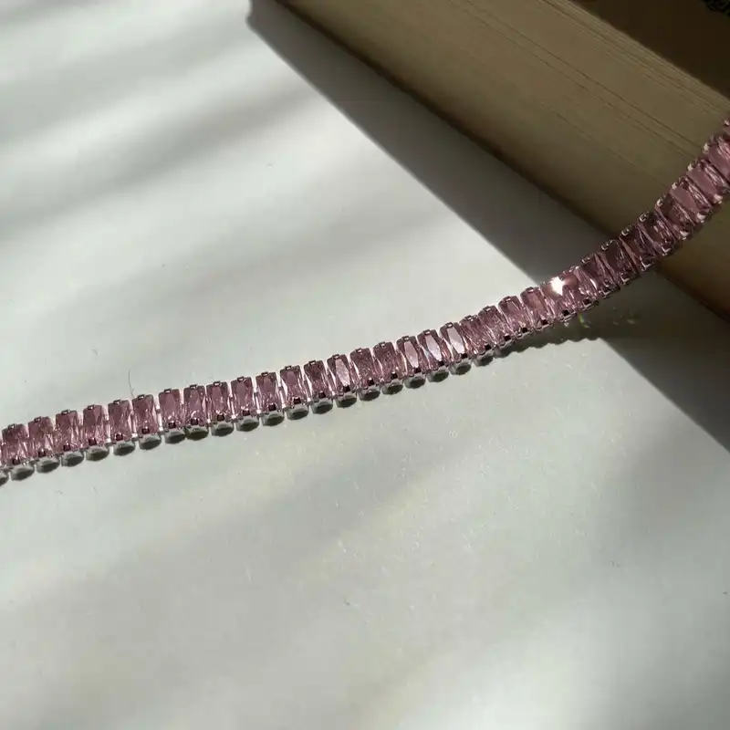 دستبند زنانه مدل تنیسی