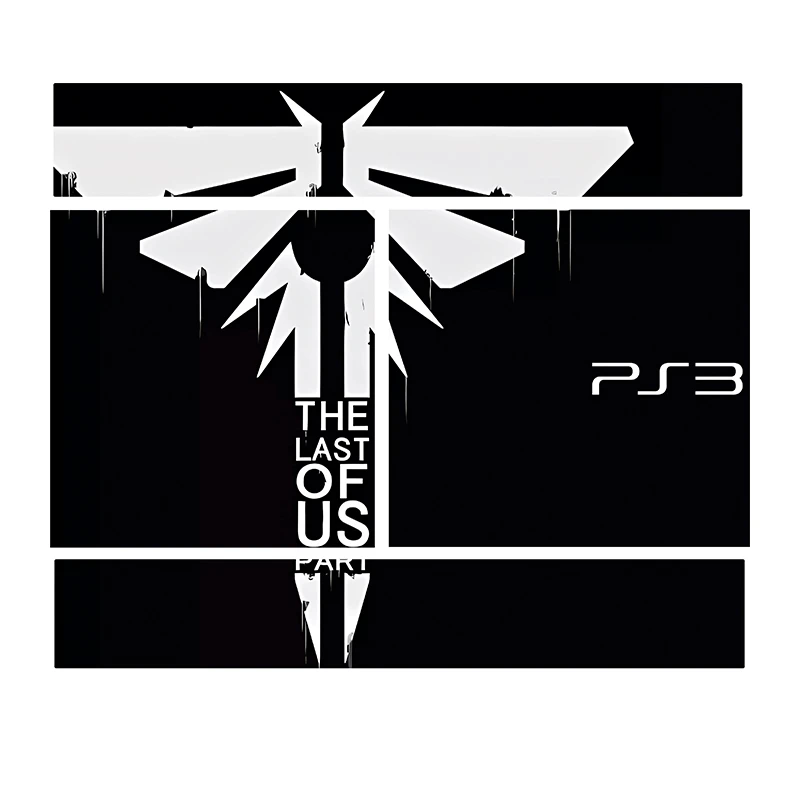 برچسب پلی استیشن 3 سوپر اسلیم توییجین وموییجین مدل Glast of us 04 مجموعه 4عددی