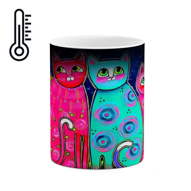 ماگ حرارتی کاکتی مدل نقاشی کد mgh13904