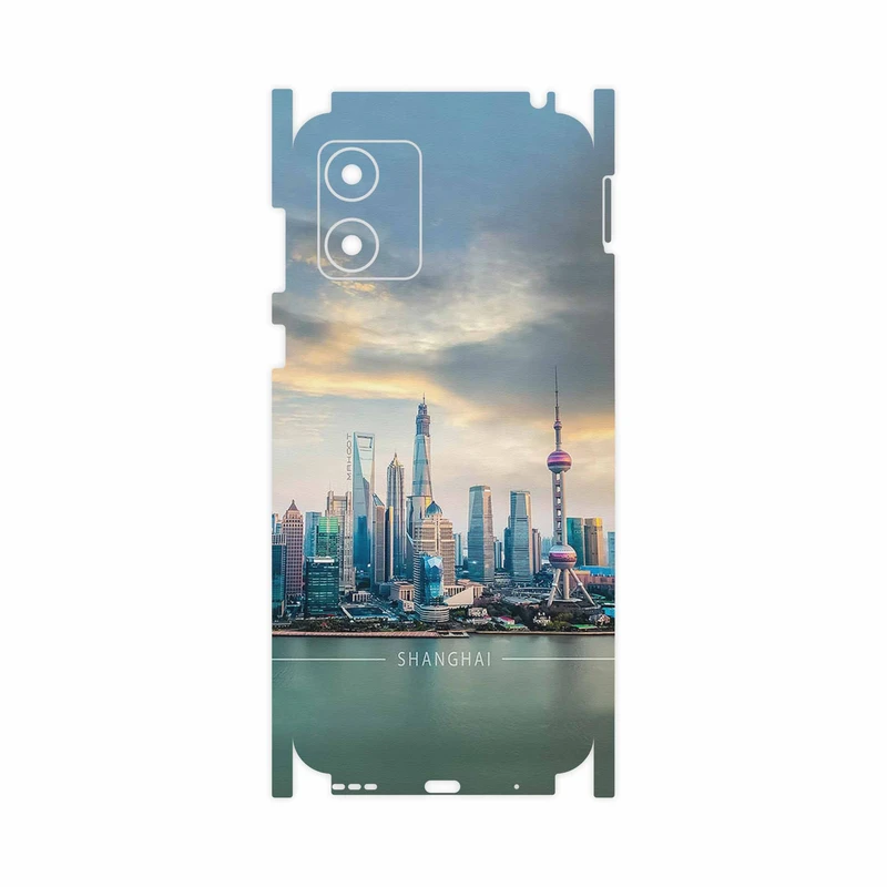 برچسب پوششی ماهوت مدل Shanghai_City-FullSkin مناسب برای گوشی موبایل موتورولا Moto E13