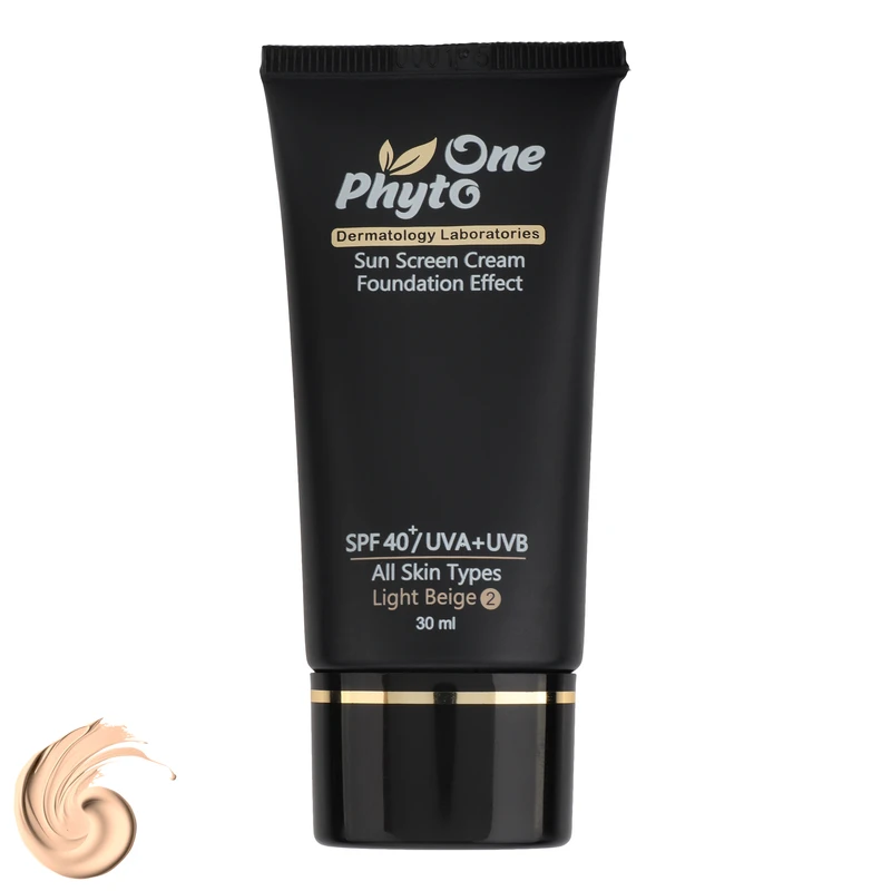 کرم ضد آفتاب رنگی فیتو وان SPF 40 مدل 981 ‌حاوی ‌محافظ UVA و UVB مناسب انواع پوست‌ حجم 30 میلی‌لیتر