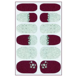 استیکر طراحی ناخن مدل ژله ای کد H42