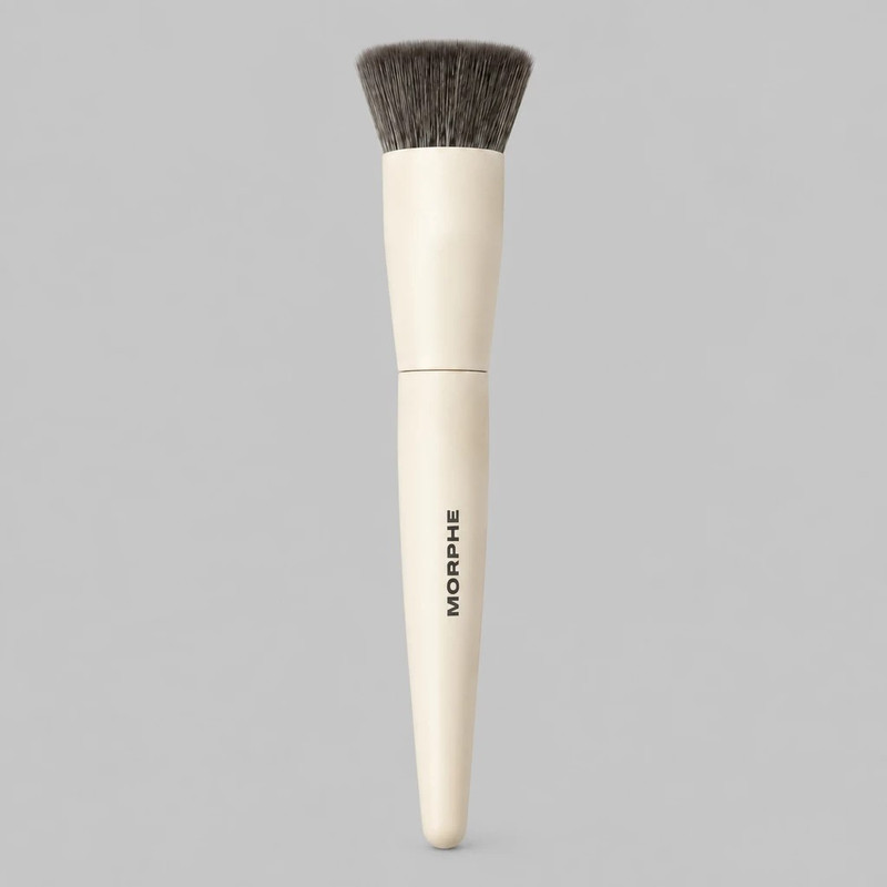 براش فونداسیون مورفی مدل MRP با جنس دسته پلاستیک و سری الیاف مصنوعی، فرم تخت، مناسب صورت