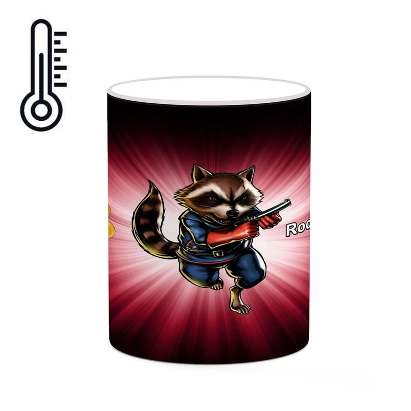 ماگ حرارتی کاکتی مدل Rocket Raccoon کد mgh39796