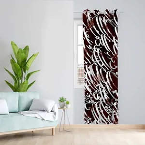 پرده طرح شعر مدل مخمل پانچی کد 5407L z سایز 140x200 سانتی متر