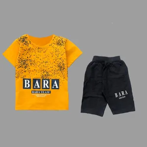 ست تی شرت و شلوارک بچگانه مدل Bara2