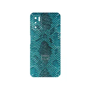 MAHOOT Blue Snake Skin Cover Sticker for Xiaomi Redmi Note 10 5G