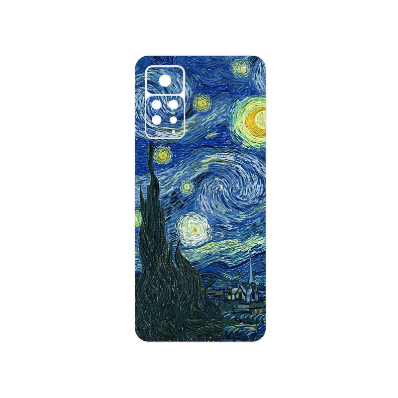برچسب پوششی ماهوت مدل The Starry Night of van Gogh مناسب برای گوشی موبایل شیائومی Redmi Note 11 Pro Plus 5G (India)