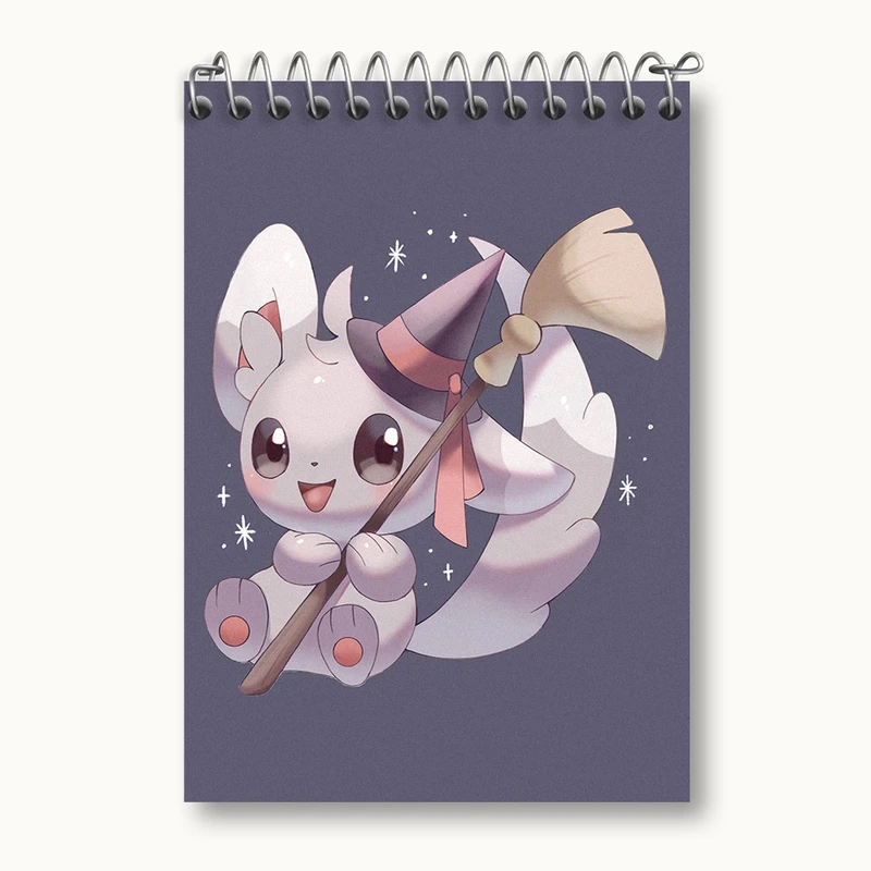 دفتر یادداشت 50 برگ خندالو مدل بازی پوکمون (pokemon) کد 32740