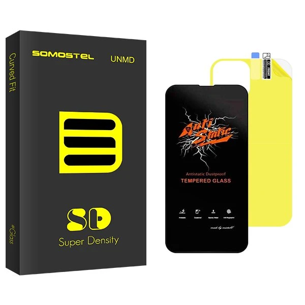 محافظ صفحه نمایش سوماستل مدل SD Antistatic مناسب برای گوشی موبایل اپل iPhone 14 Pro Max  به همراه محافظ پشت گوشی