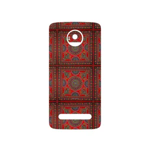 MAHOOT Embroidered Rug Cover Sticker for Motorola Moto Z2 Play