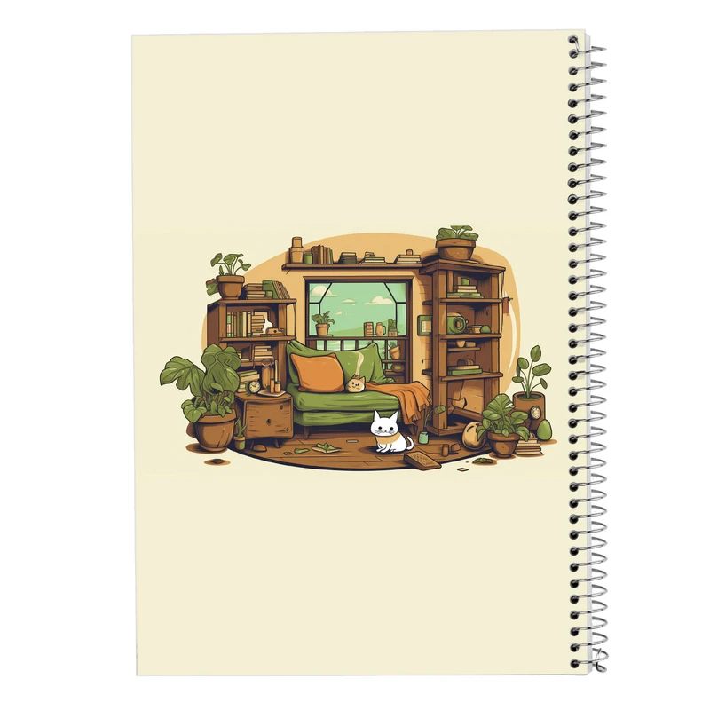 دفتر مشق 100 برگ مدوپد مدل Ghibli کد DF2378