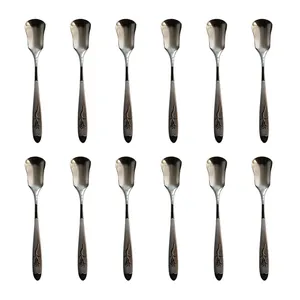 قاشق بستنی خوری سوپرلایف مدل میخک بسته 12 عددی