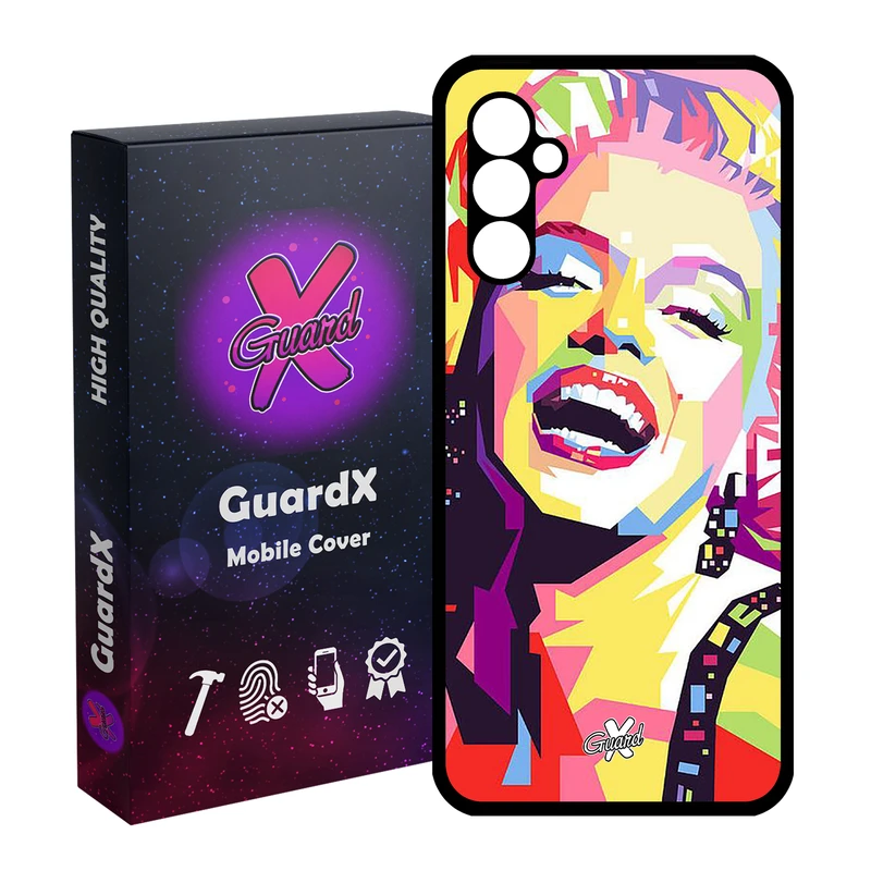 کاور گارد ایکس طرح Marilyn Monroe مدل Glass10273 مناسب برای گوشی موبایل سامسونگ Galaxy A24/A24 4G/M34 5G