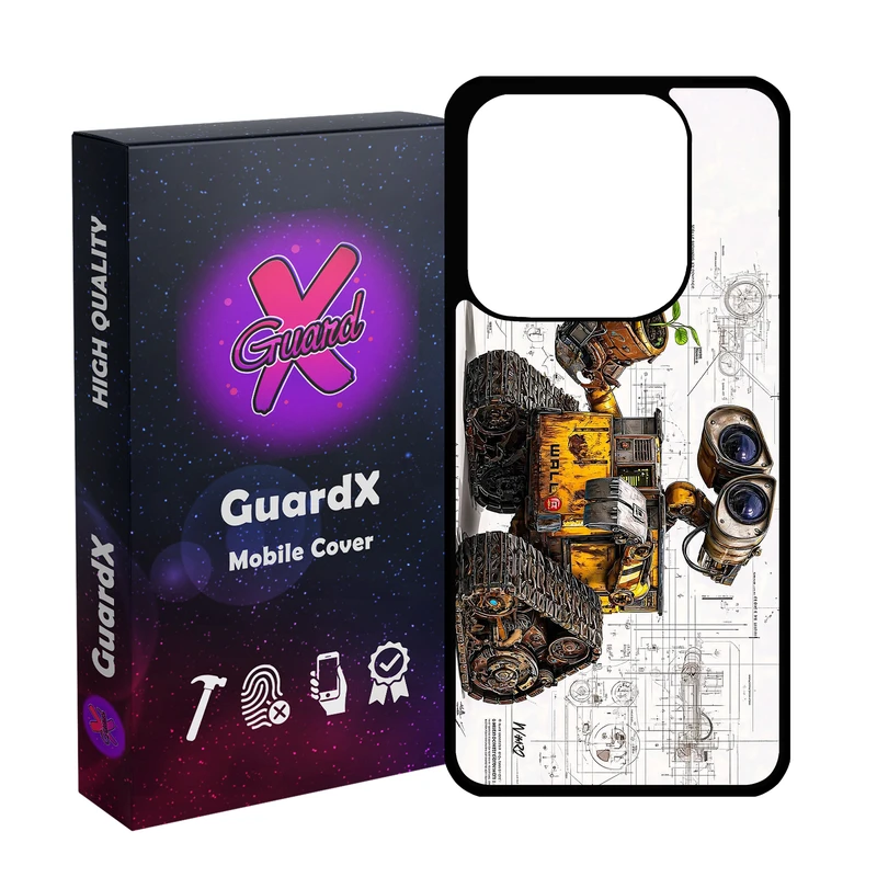 کاور گارد ایکس طرح Wall E مدل 10922 مناسب برای گوشی موبایل شیائومی Redmi Note 14 4G