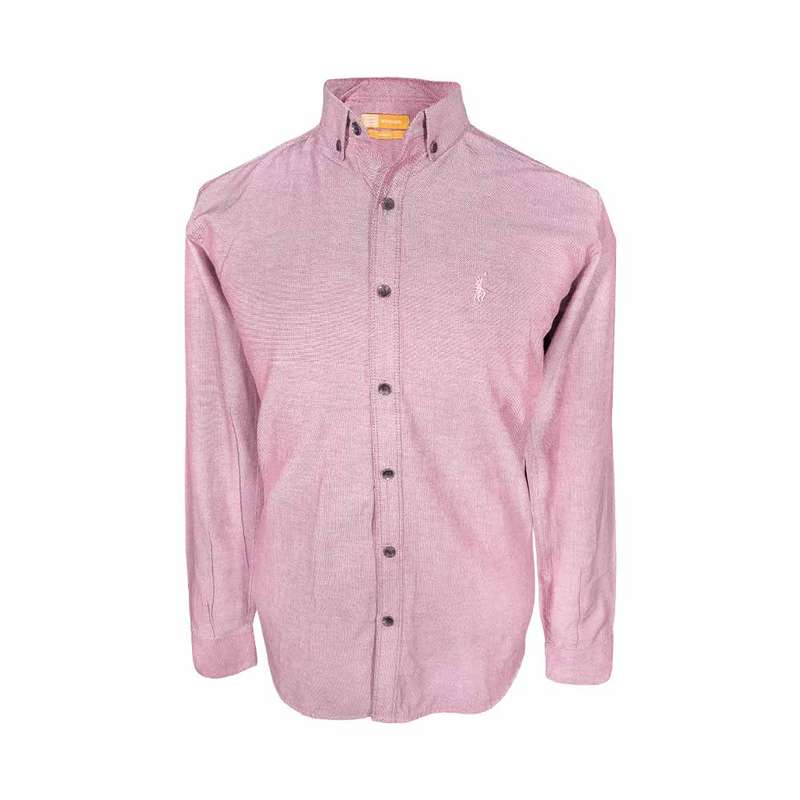 پیراهن آستین بلند مردانه مدل جودون کد 85-124148 رنگ صورتی