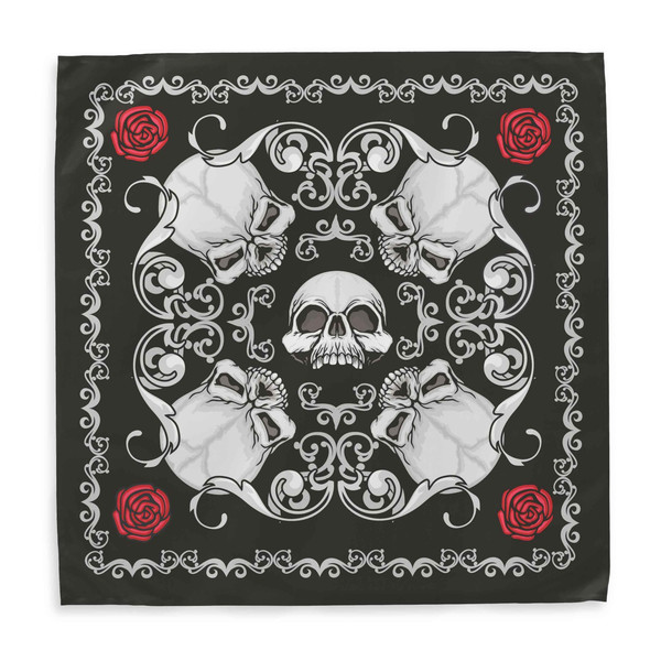 دستمال سر و گردن هاماگراف مدل skulls ekip