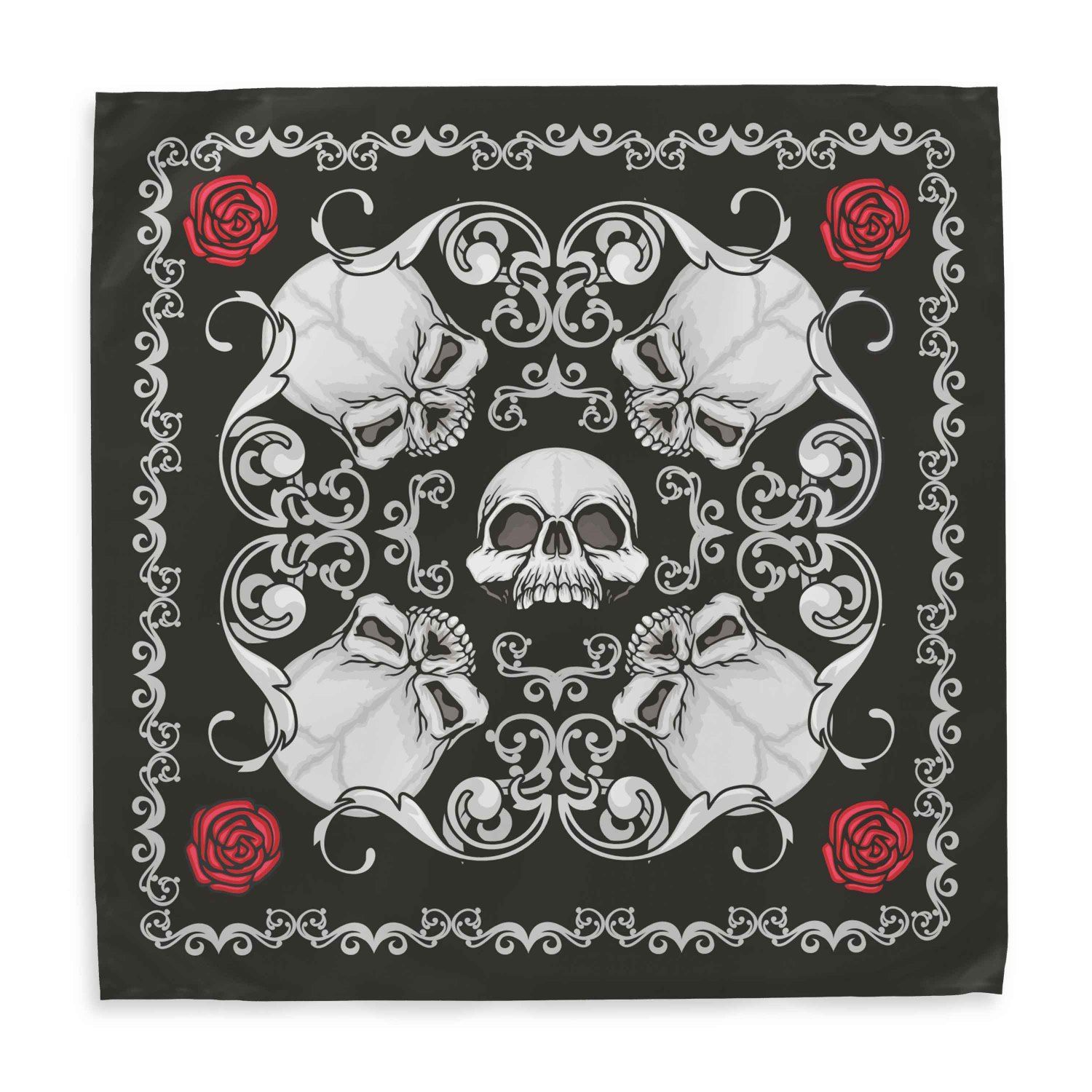 دستمال سر و گردن هاماگراف مدل skulls ekip -  - 1