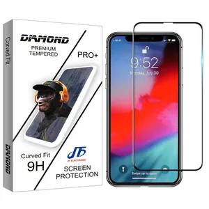 JF Diamond glass Screen Protector For Apple Iphone xs