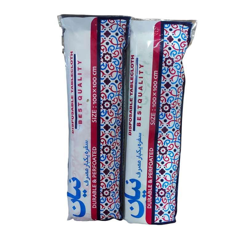 سفره یک بار مصرف نیان مدل گیاهی رول 45 متری مجموعه 2 عددی